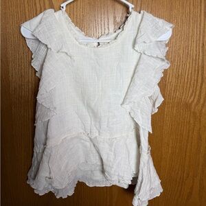 Maeve by Anthropology Cascade Tiered Shell XS